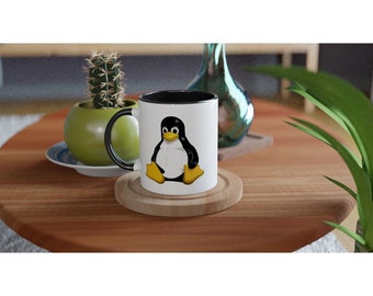 Linux Tux Colored - Coffee Mug | 11oz Ceramic Mug