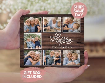 Mom-Mom photo frame, Mom Mom picture frame, grandma Mommom, custom grandma frame, personalized photo frame, mommom gift