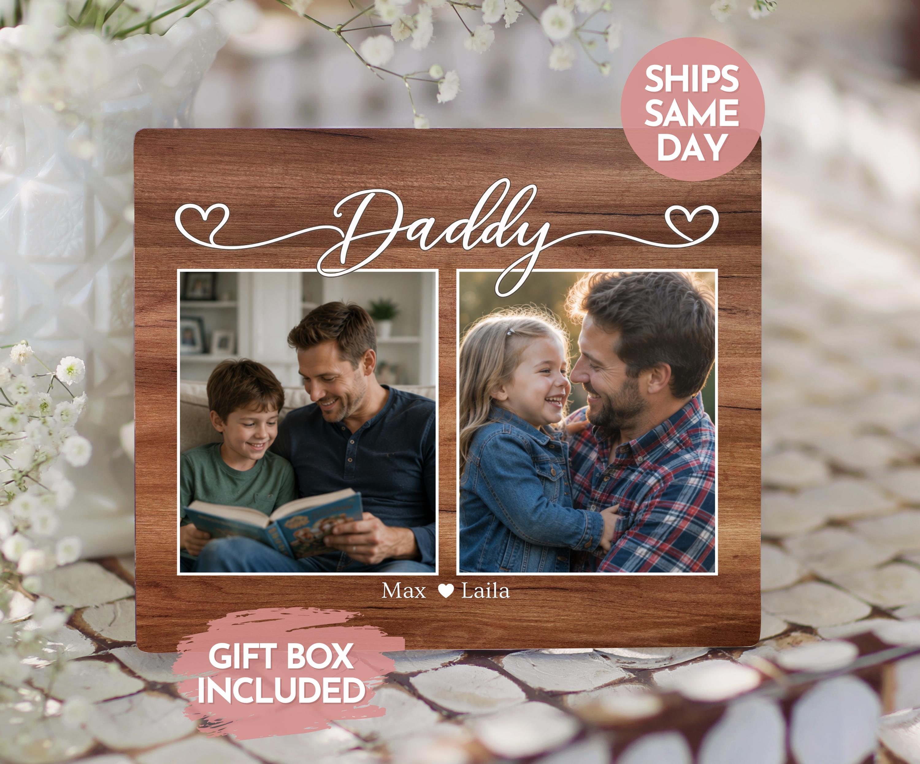 Daddy Picture Frame, Daddy Photo Gift, Dada Photo Frame, Custom Daddy ...