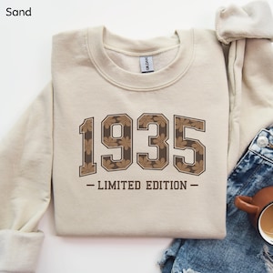 90th Birthday Gifts for Her, Grandma 90th Birthday Sweatshirt, Bday Present, 90 Years Old, Gift for Grandmother, Crewneck Jumper