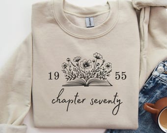 70th Birthday Gifts For Women, 70 Years Old Birthday Shirt, 70th Bday Sweater For Her, Bday Tshirt For Grandma