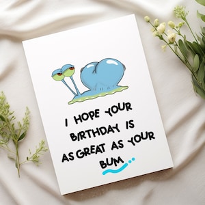 Ich hoffe, dein Geburtstag ist so gut wie deine Grußkarte | Geburtstagskarte | lustige Geburtstagskarten | gut als Ihre bum Geburtstagskarte für Sie oder Ihn.