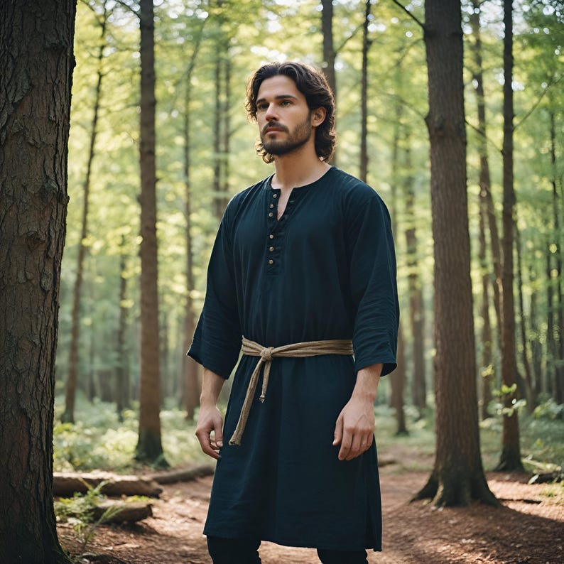 Dark Exquisite Viking Tunic | Medieval Norse Warrior Outfit ...