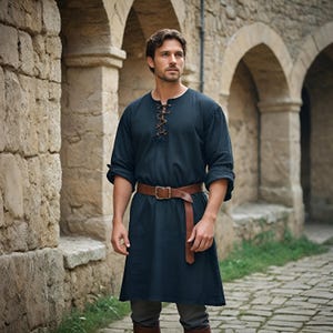 Bold Viking Warrior Tunic | Medieval Exquisite Tunic Shirt | Fashionable Elegant Casual Wear | Stunning Tunic Gift for Boyfriend