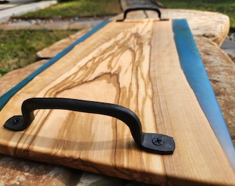 Epoxy and Hardwood Charcuterie Board