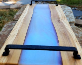 Epoxy and Hardwood Charcuterie Board