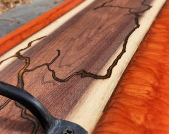 Epoxy and Hardwood Charcuterie Board
