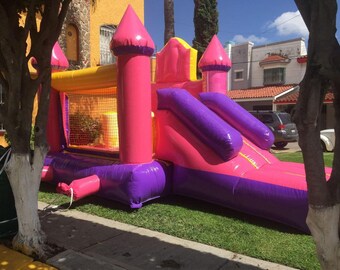 Inflatable bounce house 4x4 castle