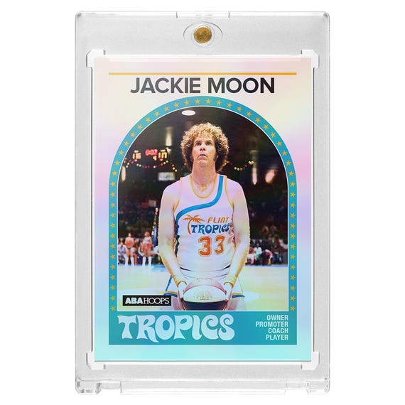CUSTOM Jackie Moon Semi-pro Tropics Novelty 1989 Holographic