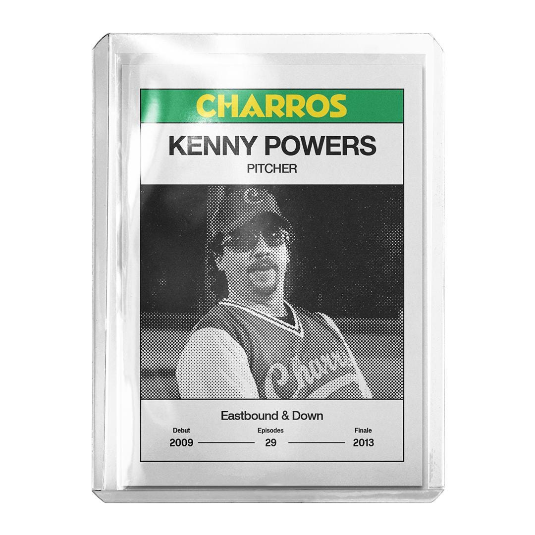 Kenny CUSTOM Kenny Powers X Eastbound & Down X Charros Retro 1986