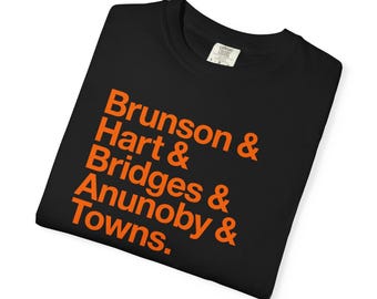 Retro New York Basketball T-Shirt, Knicknames NYC Graphic Tee