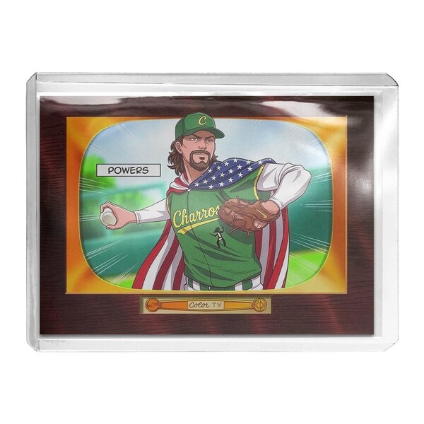CUSTOM Kenny Powers Eastbound & Down Novelty Anime Charros Baseball Card Read Description