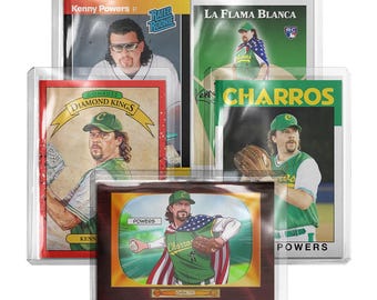 CUSTOM 5-Pack Kenny Powers Eastbound & Down Novelty Baseball Trading Cards Read Description