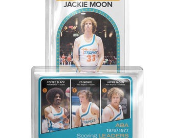 CUSTOM 2-Pack Jackie Moon Coffee Black Ed Monix Semi-Pro Novelty Retro Cards Read Description