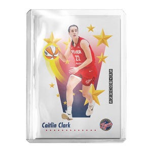 CUSTOM Caitlin Clark Fever Retro Skybox Style Novelty Basketball Trading Card Read Description