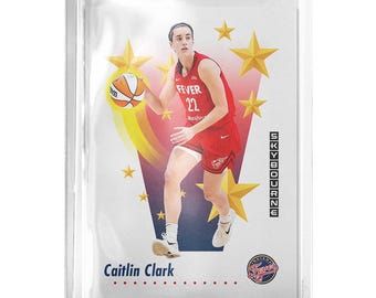CUSTOM Caitlin Clark Indiana Fever Novelty Skybox Basketball Card Read Description