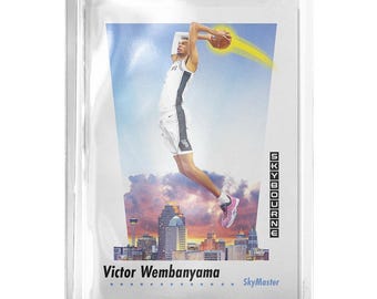 CUSTOM Victor Wembanyama Novelty Skybox Spurs Basketball Card Read Description