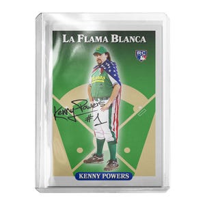 Custom Kenny Powers x Eastbound & Down x Charros Retro 1992 Topps Style Novelty Baseball Trading Card Read Description