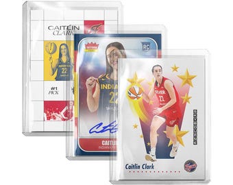 CUSTOM 3-Pack Caitlin Clark Indiana Fever Novelty Basketball Cards Read Description