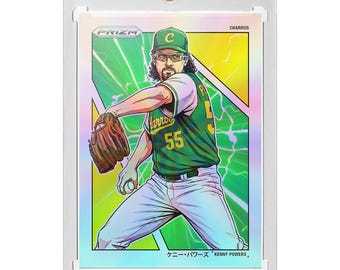 CUSTOM Kenny Powers Eastbound & Down Novelty Holographic Baseball Card Read Description