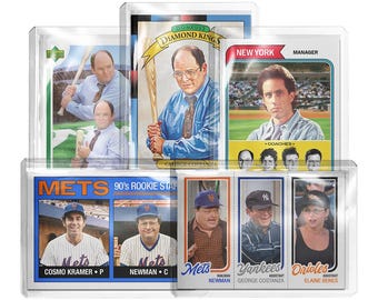 CUSTOM 5-Pack Seinfeld Novelty Pop Culture Baseball Trading Cards Read Description