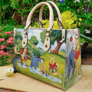 Bolso pequeño 3D personalizado de Winnie The Pooh para mujer