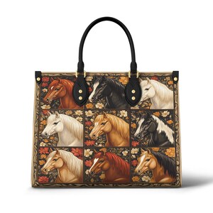 Bolso de piel personalizado Horse Beauty