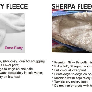 a picture of a blanket and a picture of a blanket