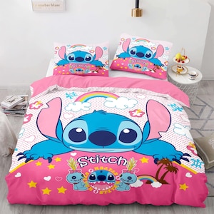 Personalized Stitch Quilt Bedding Set: Ohana Kids Bedroom Decor