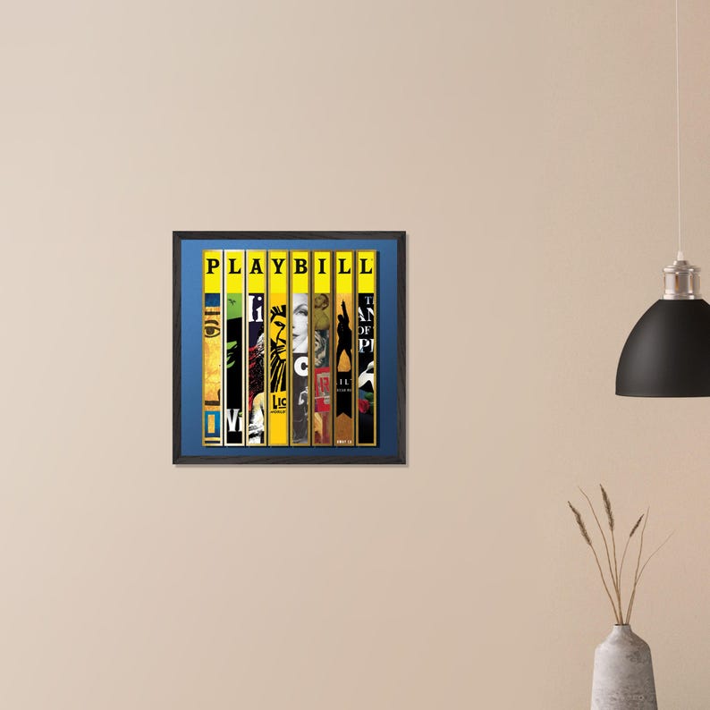 Custom Broadway Wallart Print: Personalized Musical Show Poster Canvas ...