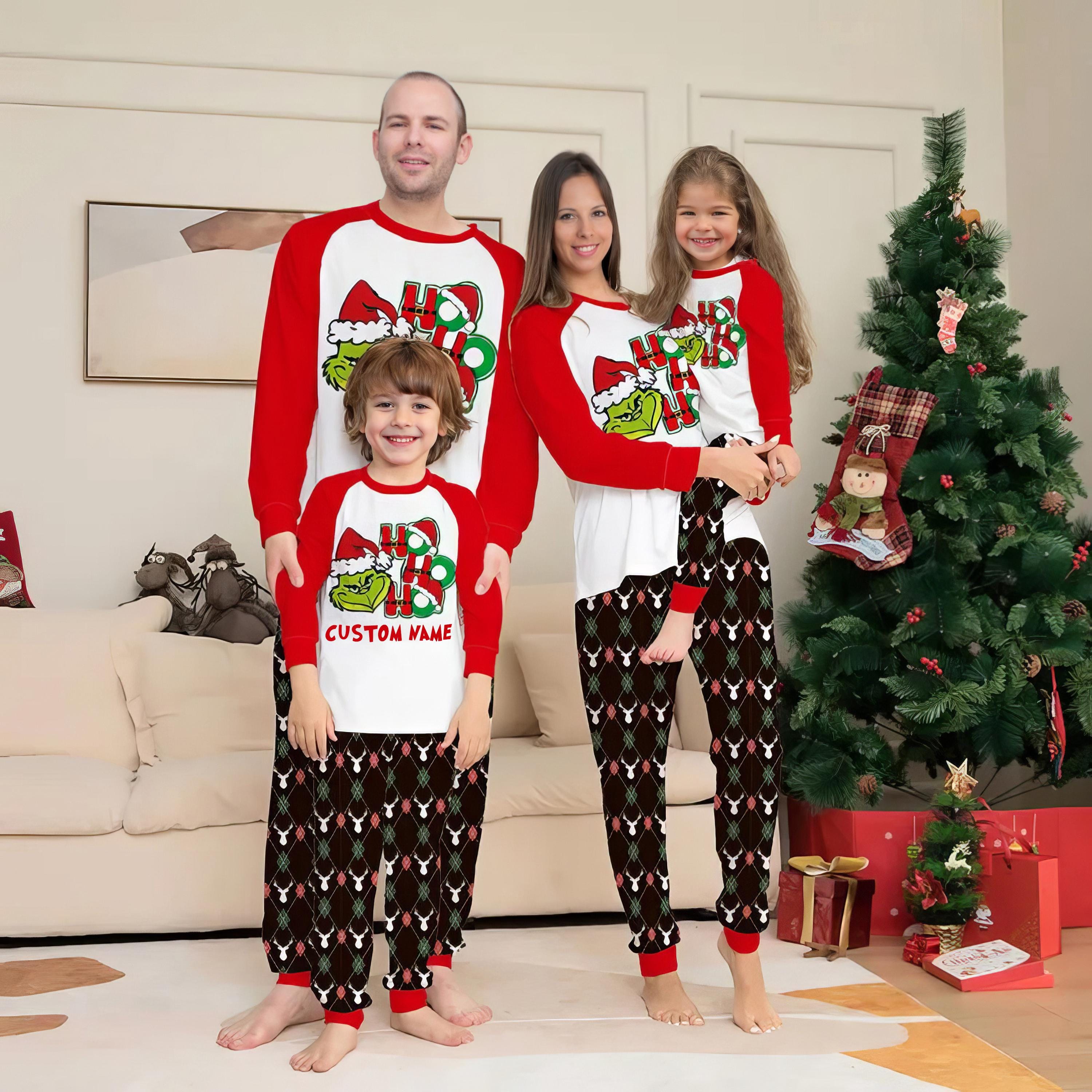 Grinch Pajama Set Etsy Canada