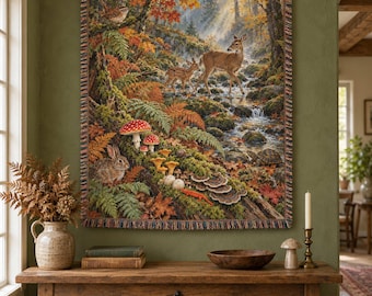 Botanical Woven Blankets