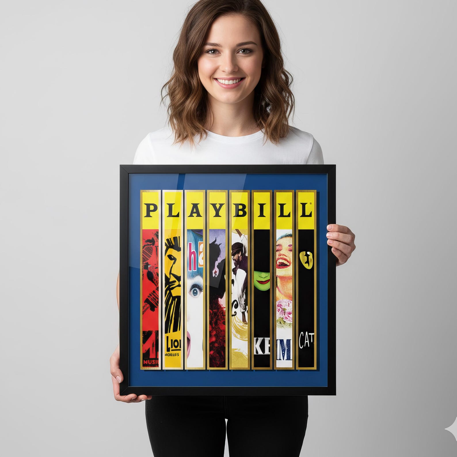 Custom Broadway Musical Canvas Poster : Personalized Theatre Wallart ...