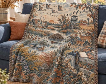Botanical Woven Blankets