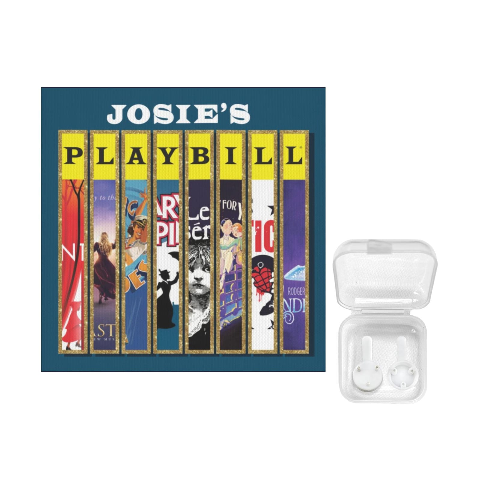 Custom Broadway Musical Canvas Poster : Personalized Theatre Wallart ...
