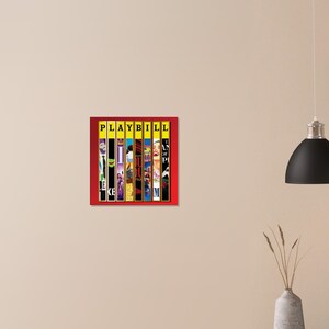 Custom Broadway Musical Canvas Poster : Personalized Theatre Wallart ...