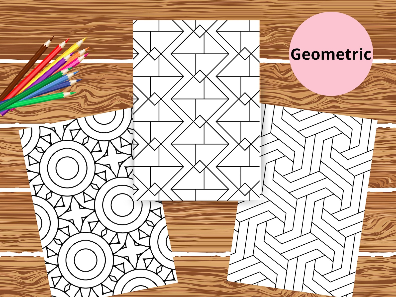 35 Printable Patterns Coloring Pages Worksheets for Adults and Kids ...