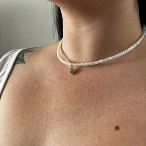 Beaded Labradorite Necklace