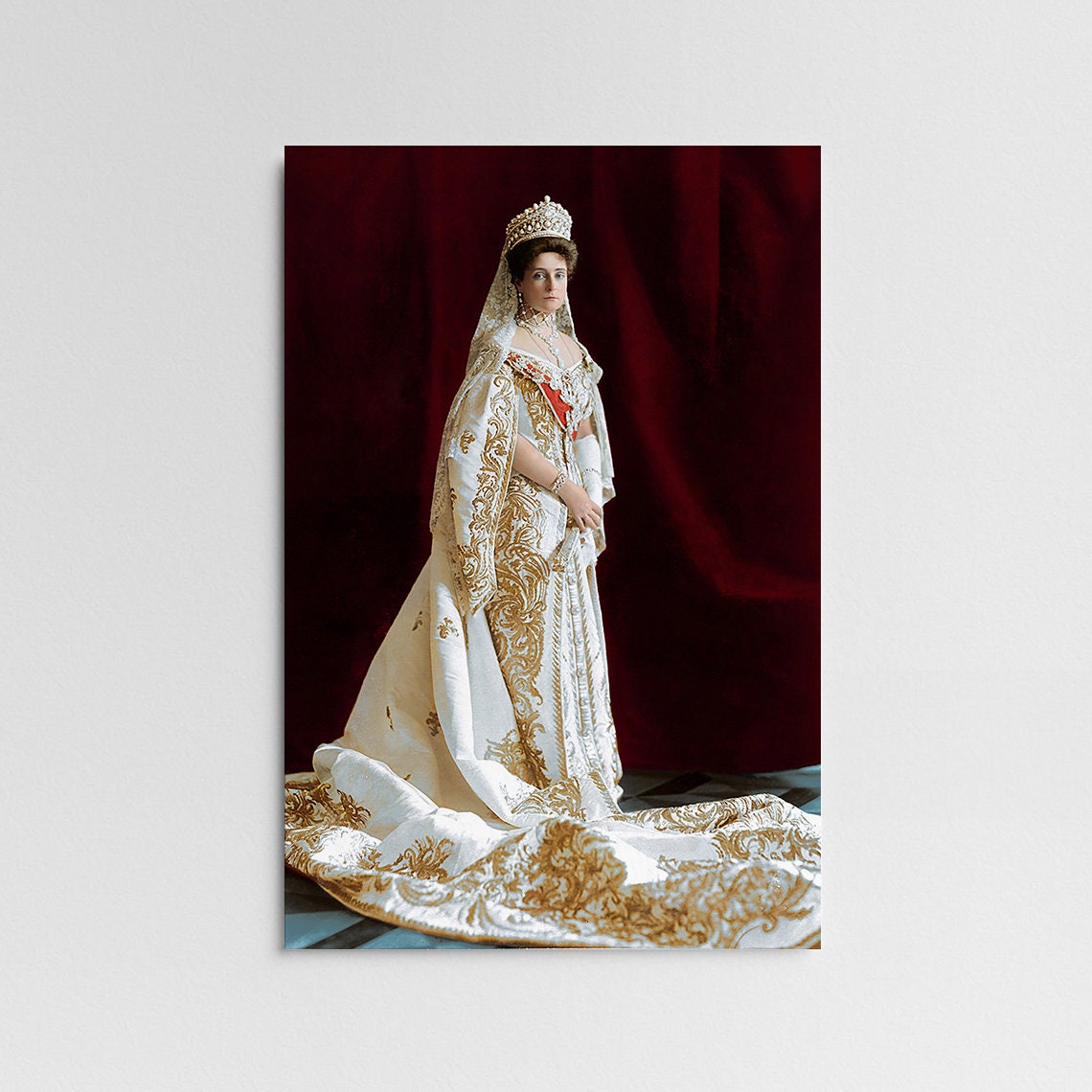 Queen hellful alexandra wedding dress