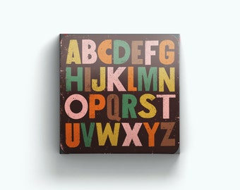 Alphabet For nursery and kids bedroom - Tiny Art