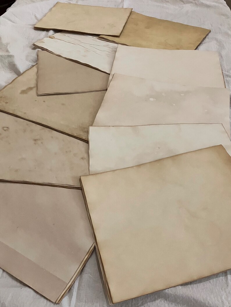 Oops Paper or Mixed Assortment Paper 50 Sheets Tea Dyed Paper, 24 Mixed