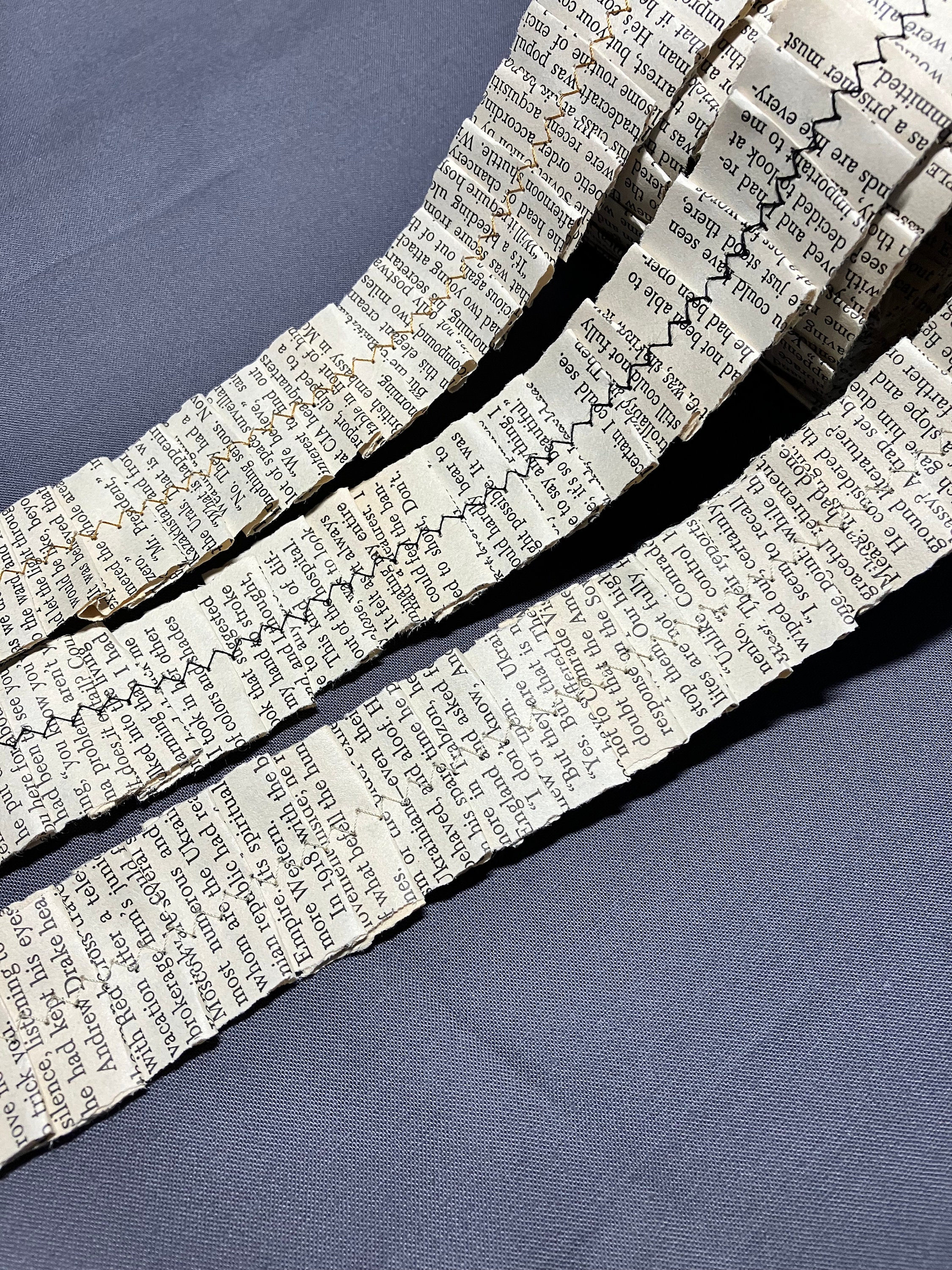 Book Rool Page Book Page Ruffle Roll 48”+ - Etsy