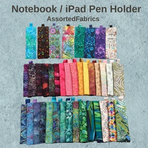 Pen Sleeve, 2 Sizes, Pen Holder for Notebook, Planner, Journal, Travelers Notebook, standard tablet or as a Bookmark.