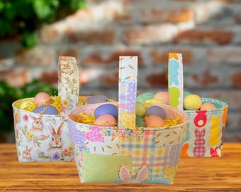 Festive Fabric Easter Baskets.  Soft and Sustainable