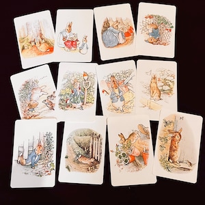 Cartes de journalisation Peter Rabbit - Cartes illustrées de l'histoire de Peter Rabbit