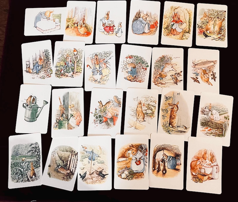 Peter Rabbit Cards Eyfs Peter Rabbit Journaling Cards - Peter Rabbit Picture Cards - Etsy