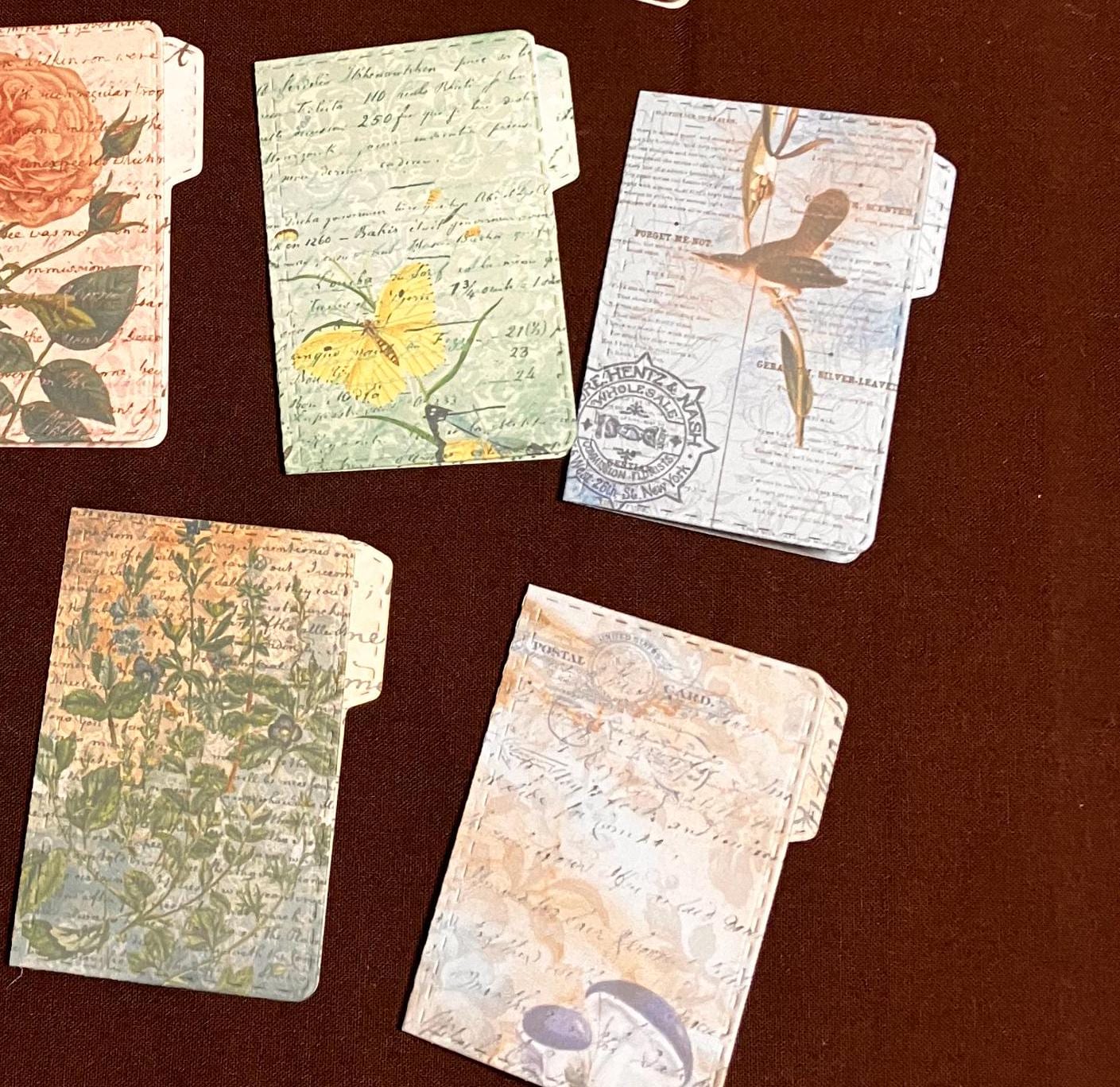 Anthology #1 Mini File Folders for Journals, Gifts and More. - Etsy