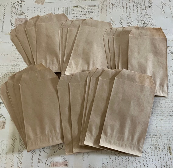 25 Plain Kraft Bag, Now in 4 Sizes. 3”x5” …  4”x6” … 5”x7” …. 6”x8”