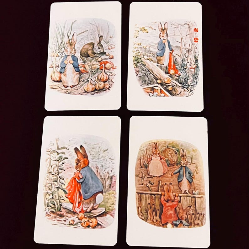 Peter Rabbit Cards Eyfs Peter Rabbit Journaling Cards - Peter Rabbit Picture Cards - Etsy