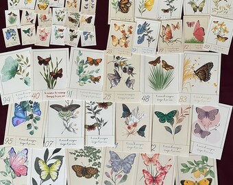 Butterfly Cards, 3 Sizes Available, Multiple Assortments